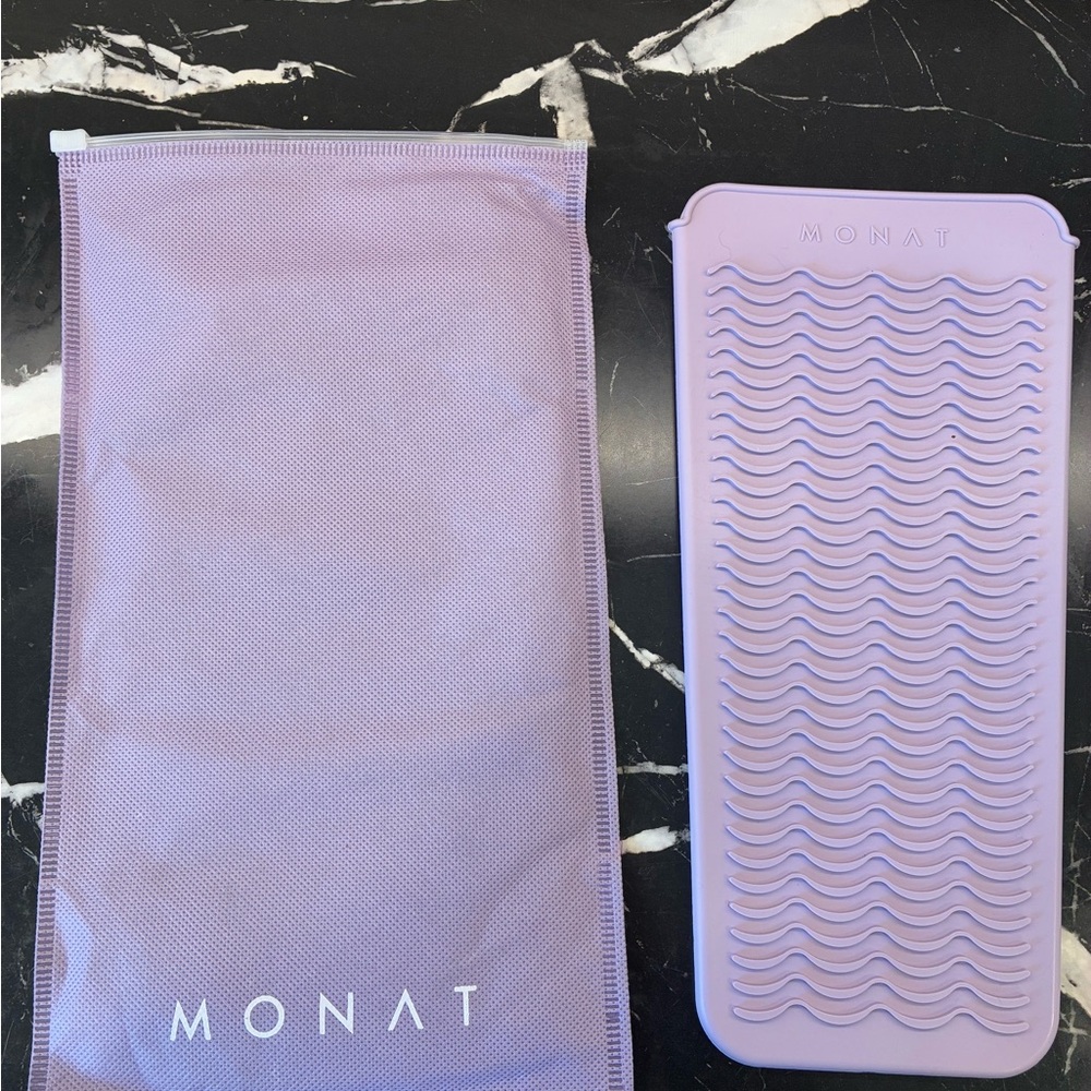 New, never used Monat Purple Hair Tool Mat Set